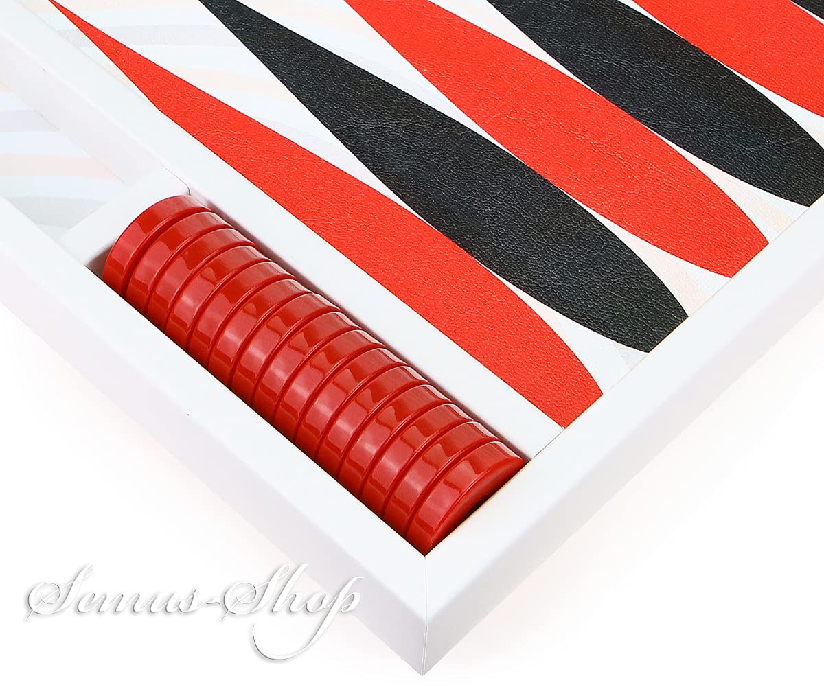 Luxus Designer Backgammon Tavla XXL Gesellschaftsspiele Illusion