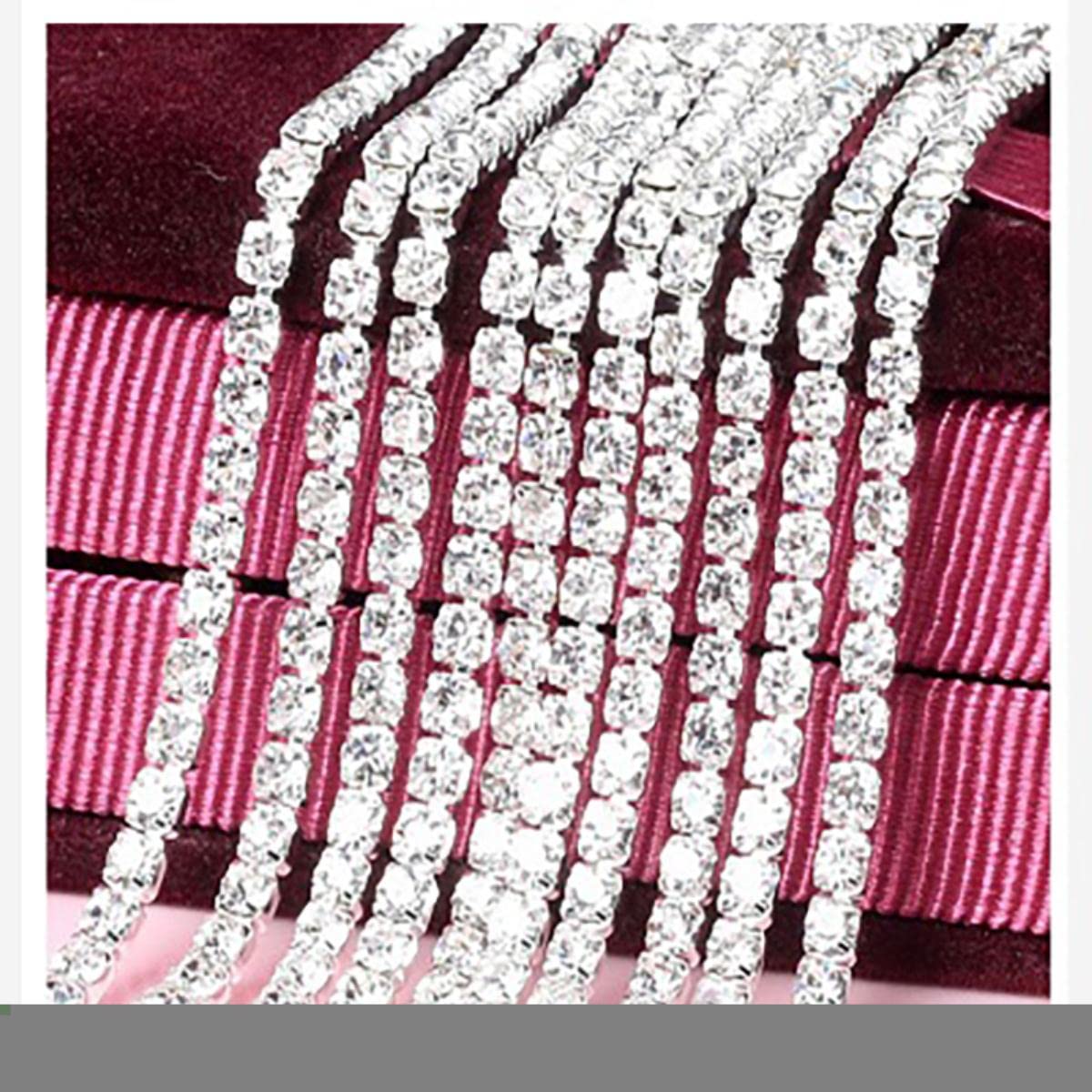 Strass Colorati In Vetro Glitterato Argento Artiglio Strass - Foto 6