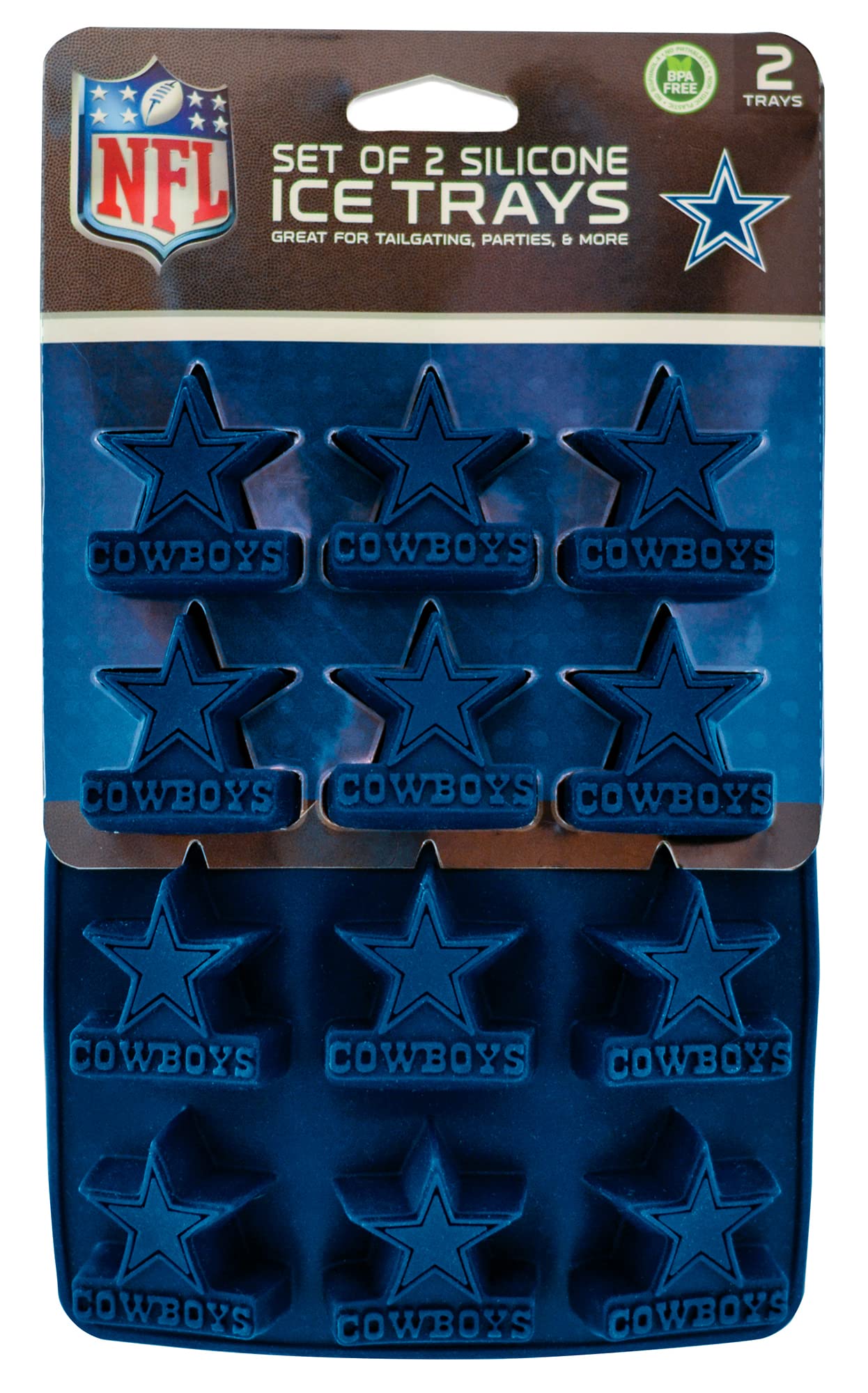 MasterPieces Fan Pans NFL Dallas Cowboys Ice Cube Tray