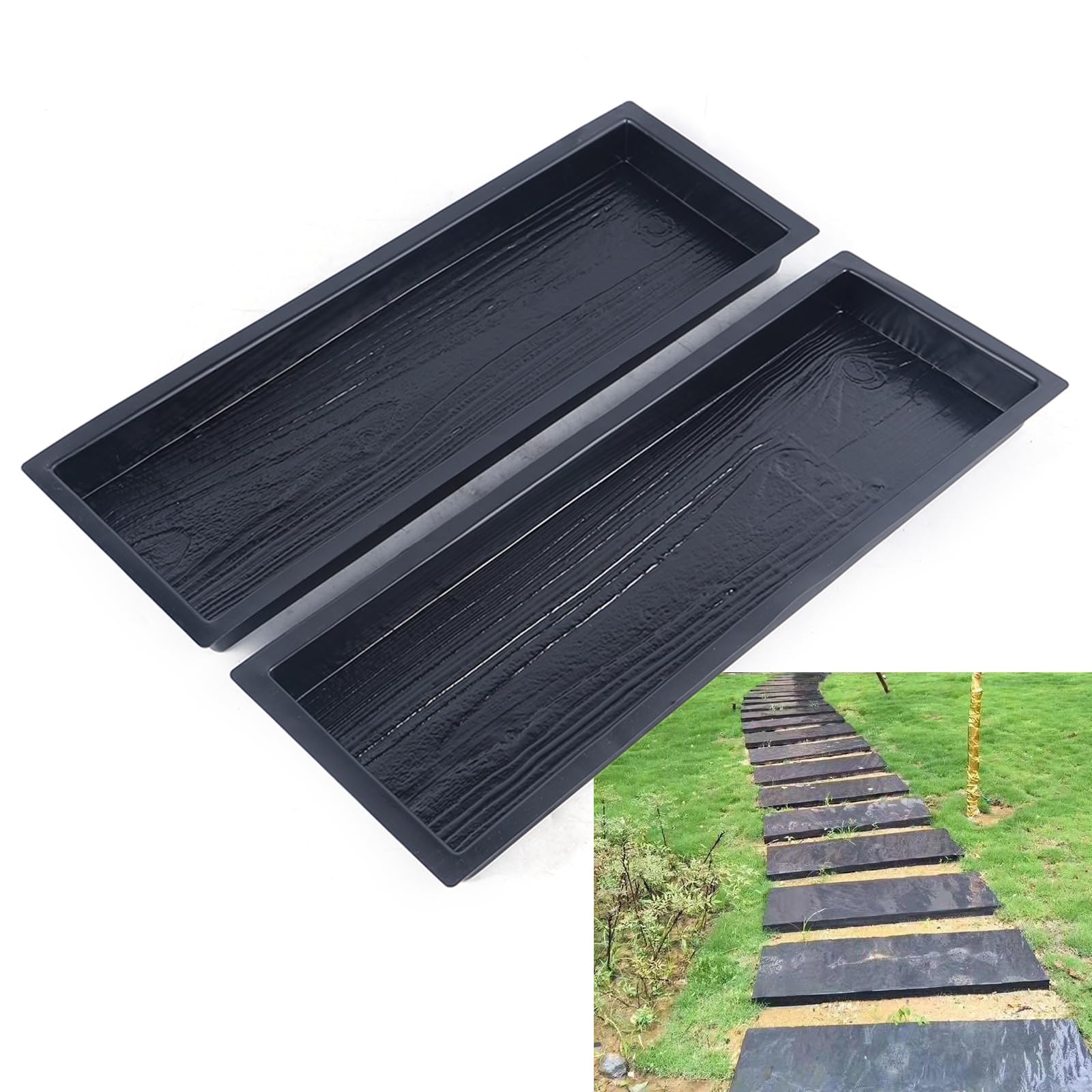 Betonformen für Trittsteine – DIY-Gartendekoration für Gehwege, Terrassen, Rasen und Gärten