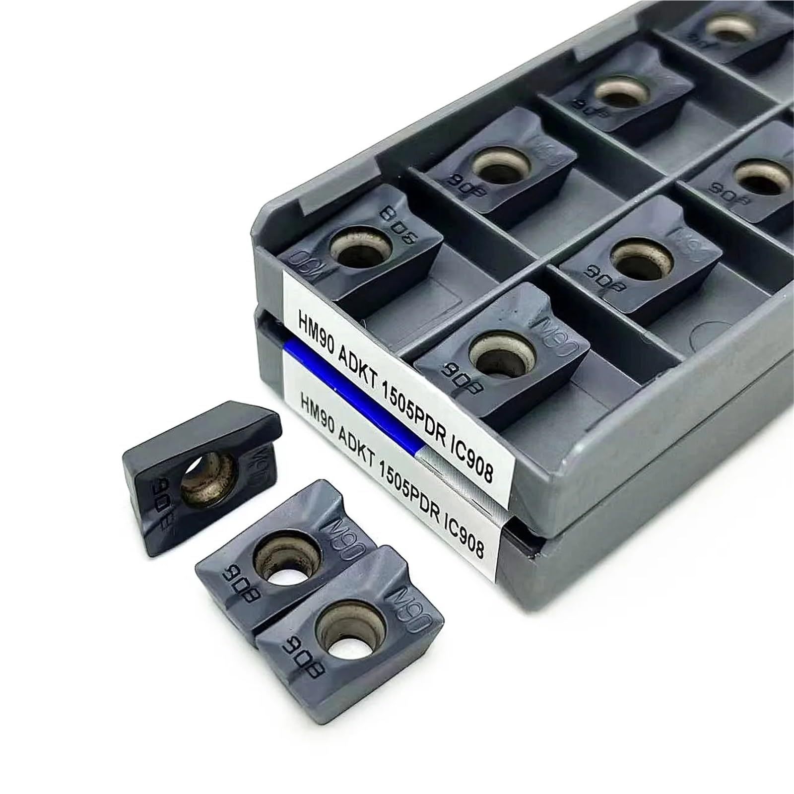 10 Uds. Herramienta De Torneado Agujero Interior Hombro Cuadrado Inserción Fresado Metal
