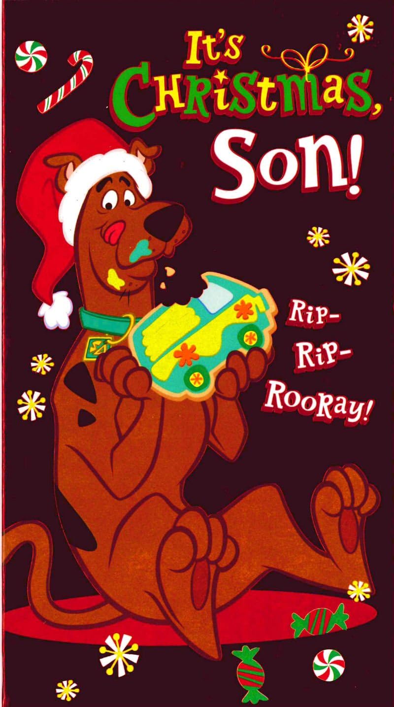 Hallmark Warner Bros Son Christmas Card 'Action-packed'- Medium