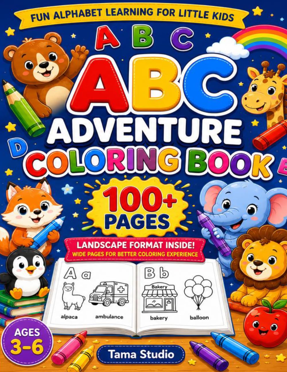 ABC Adventure Coloring Book