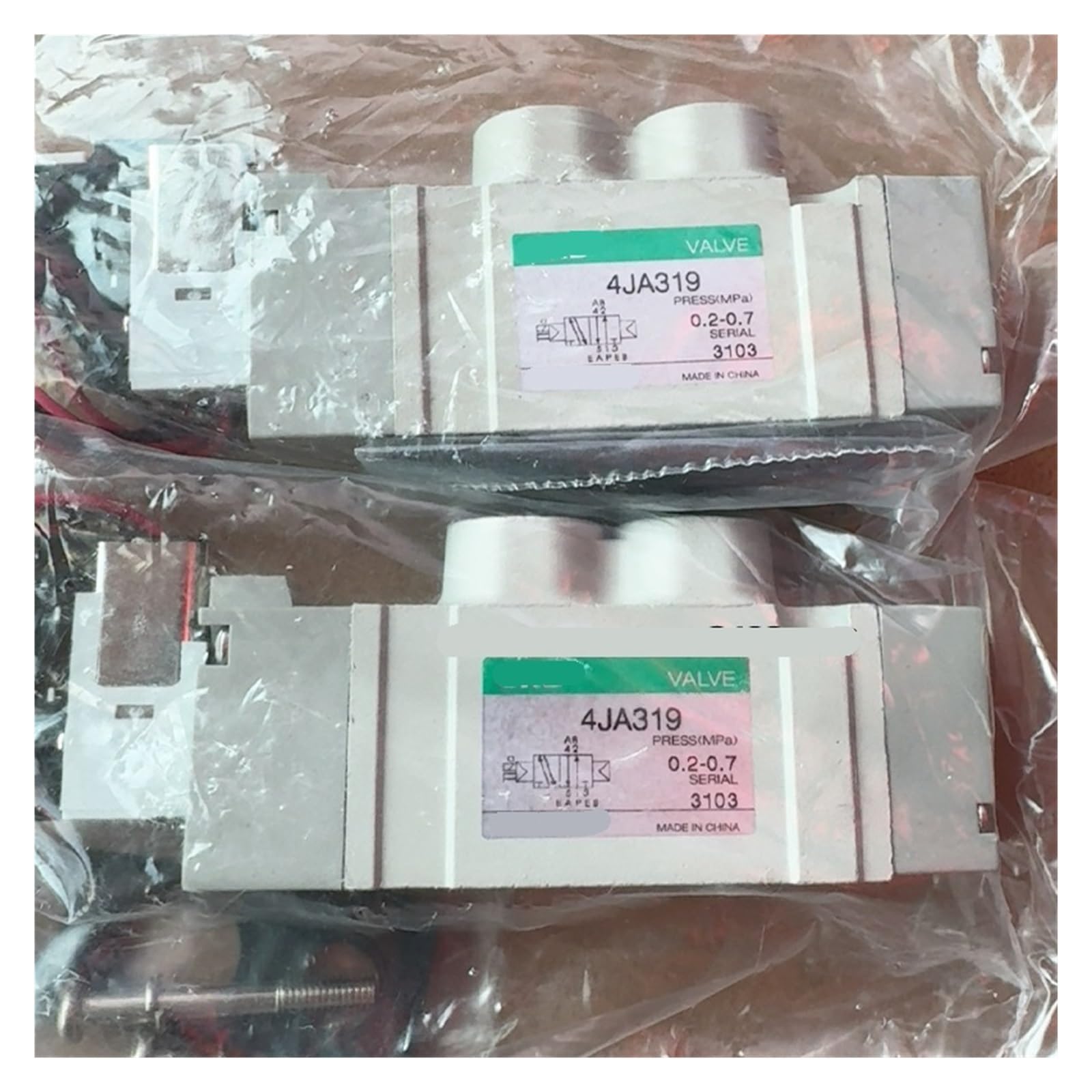 EAHWCXSD 1pcs 4JA319-08-E2-3 DC24V Solenoid Valve