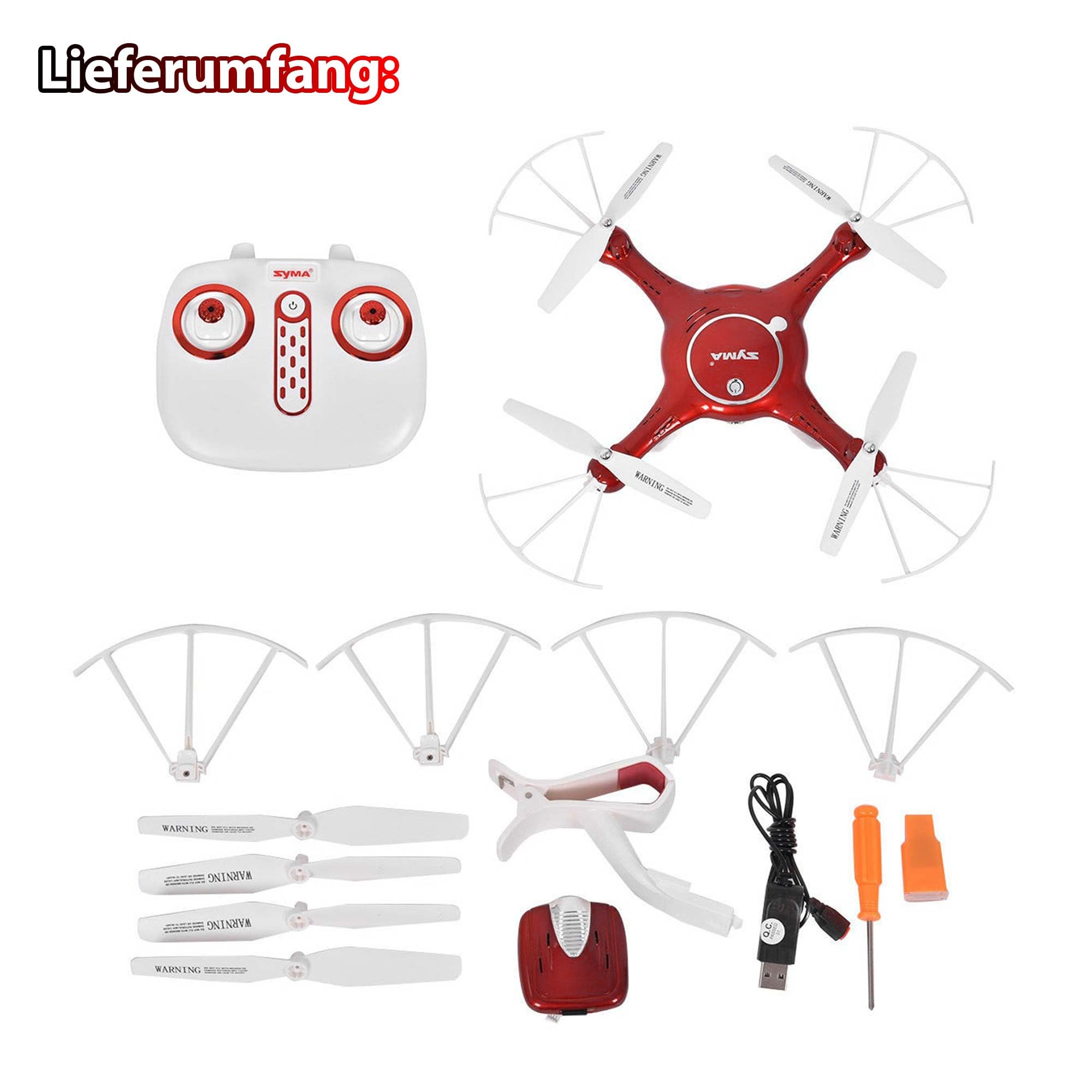RC ferngesteuerte Drohne mit FPV WiFi, schwenkbarer 720P HD Kamera, LED Quadcopter mit Geschwindigkeitsmodus, Drone mit Headless-Mode, Höhen-Barometer, Spielzeug Quadrocopter für Kinder und Erwachsene