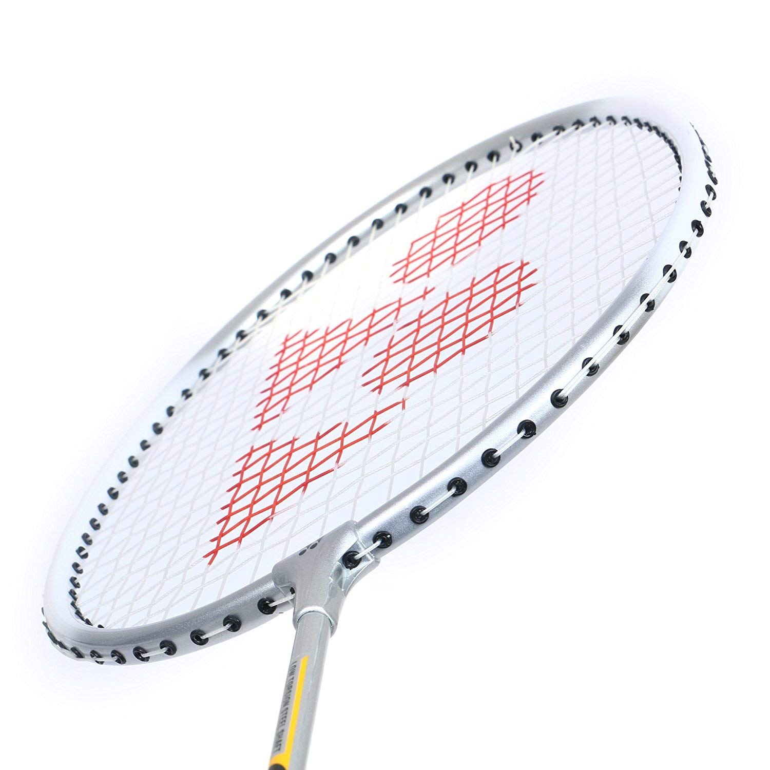 Yonex GR 303 rakieta do badmintona 2018 profesjonalna rakieta do ćwiczeń dla początkujących z osłoną twarzy, stalowa cholewka, 2 sztuki
