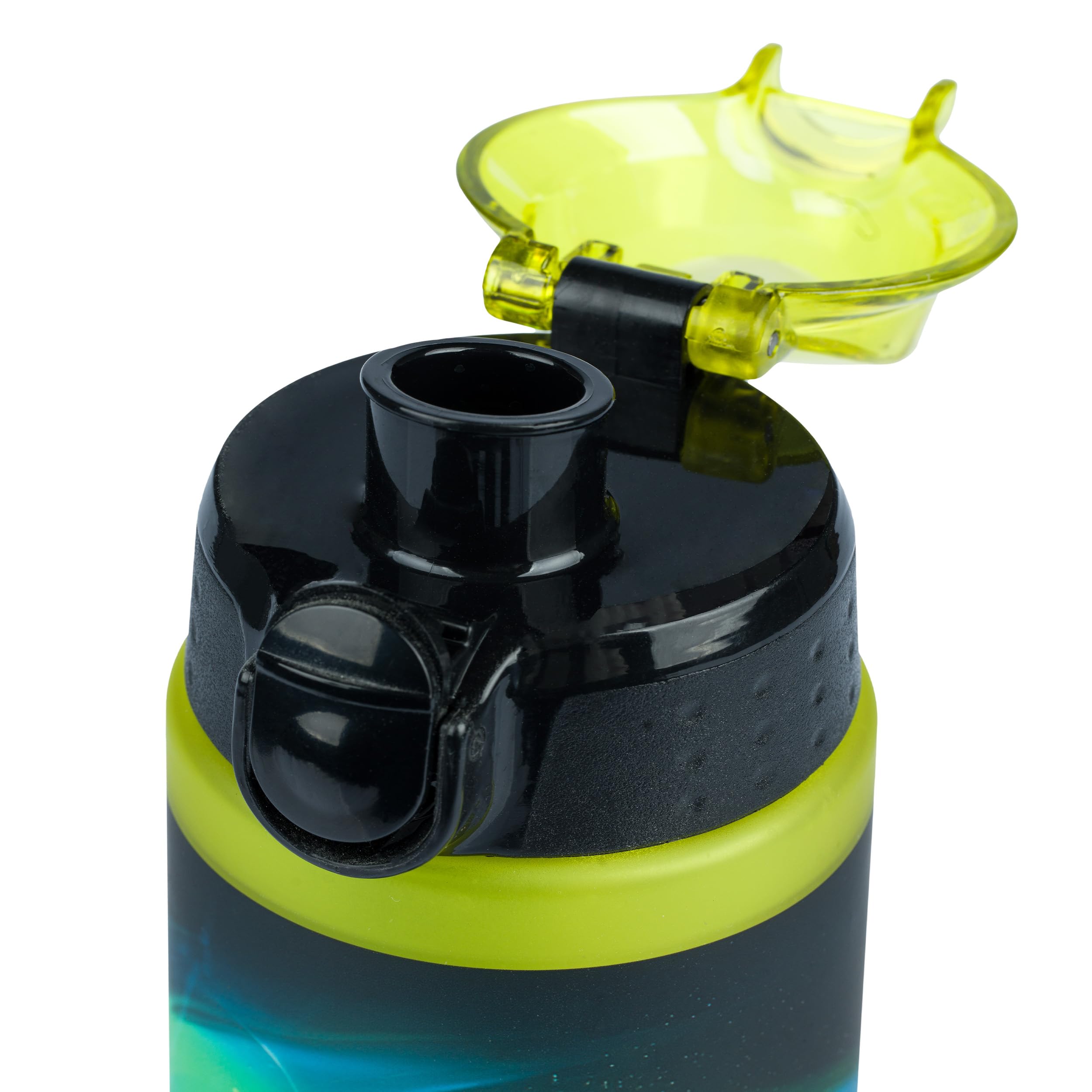 Baagl Kinder Trinkflasche, Auslaufsichere Wasserflasche 700ml, Schule und Sport Flasche für Jungen, Vielseitige und Praktische Flasche mit verschließbarem Deckel (Football Winner)