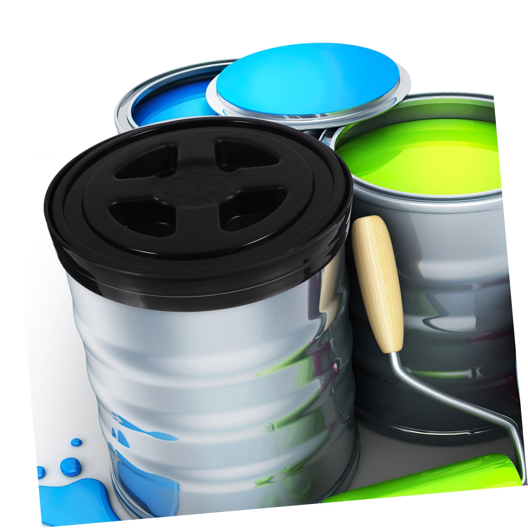 CHILDWEET Sealing Cap Gallon Bucket Lids Gallon Water Jug Cap Water Bottle Lids Bung Cap Drum Bung Plug Water Bucket Sealed Caps Sealing Water Jug Lids Drum Plug Water Bottle Caps Drum Cover