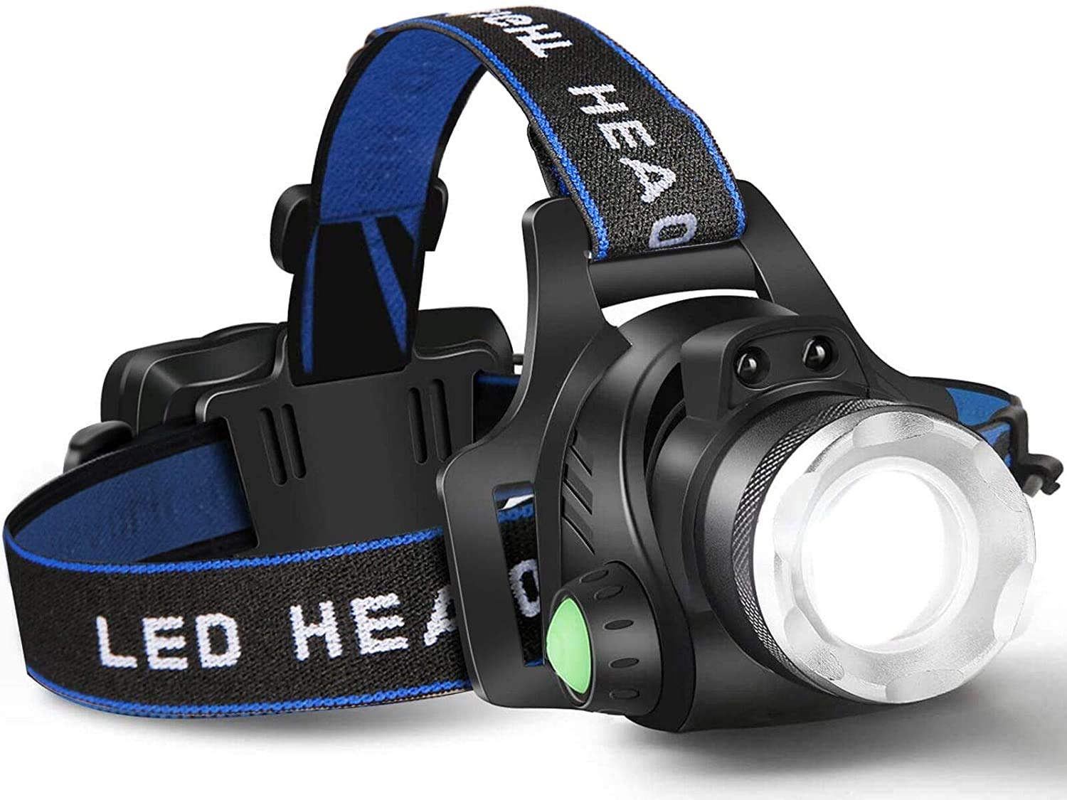 VUNEXO Rechargeable Headlamp Flashlights, Super Bright Head Lamp IPX4 Waterproof LED Headlamps with 3 Modes and Adjustable Headband Perfect for Running, Camping, Hiking, Climbing, Fishing (B094NZ5TMT) Amazon Price History, Amazon Price Tracker