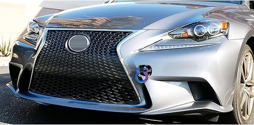 Miniatura 5 de Xotic Tech JDM Sport Track Racing Style CNC Aluminio atornillado gancho de remolque delantero trasero parachoques compatible con Lexus IS CT RC GS