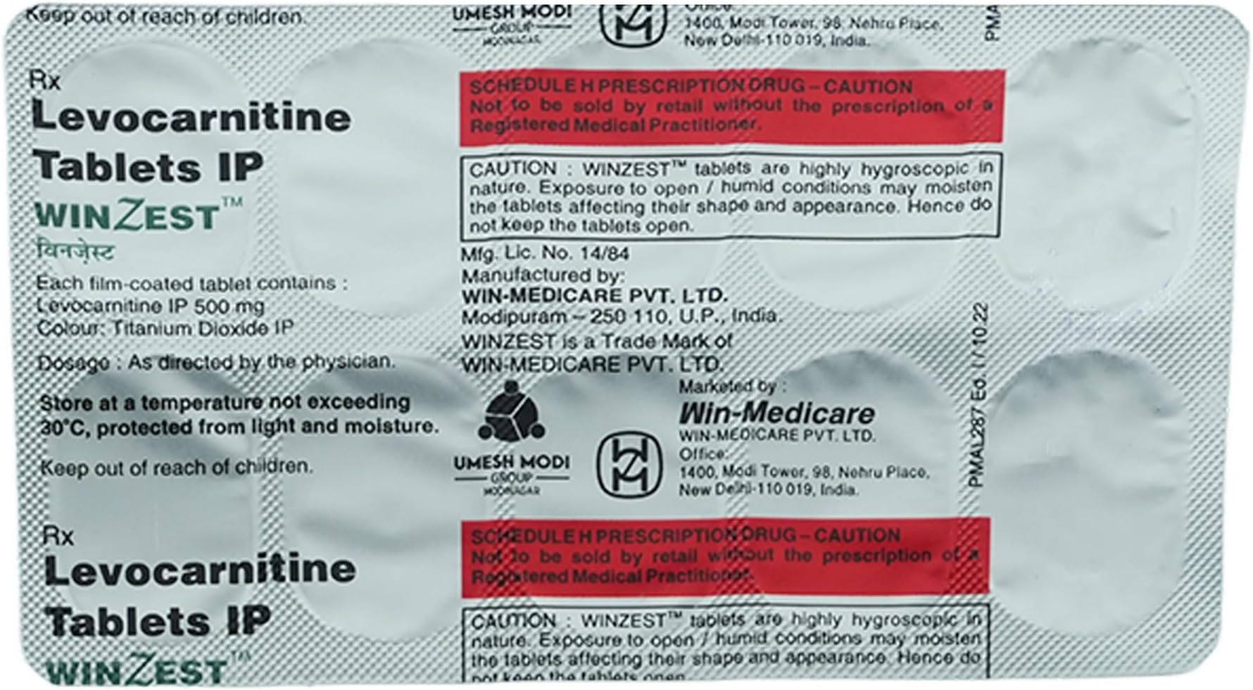 Winzest - Strip of 10 Tablets