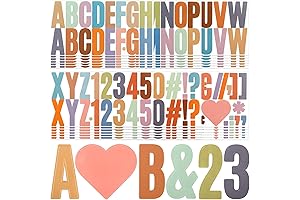 600 Pcs 36 Sheets Large Letter Stickers 2.5 Inch: Alphabet Stickers Letters...