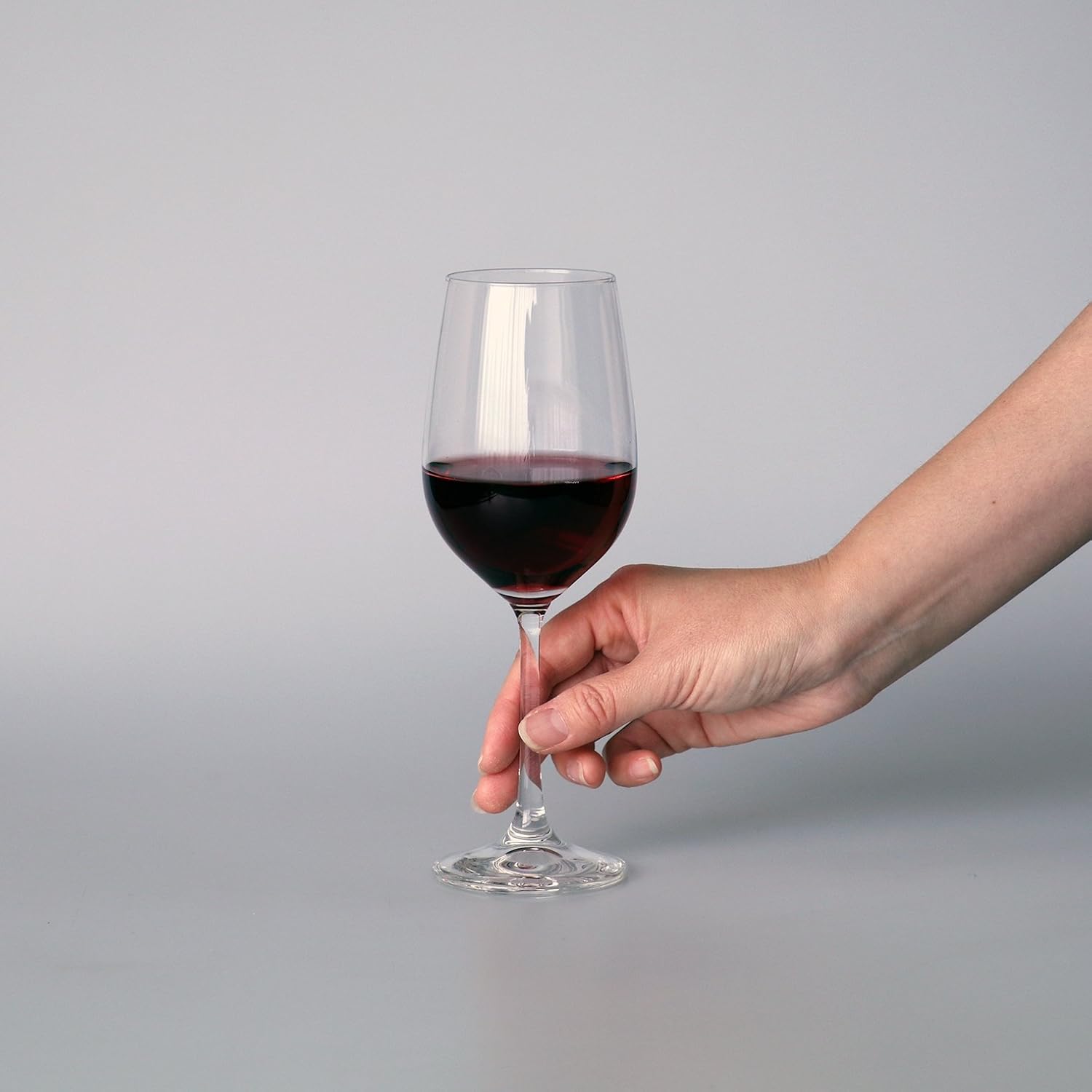 Aderia 8613 Plaisir Wine Glasses, 10.1 fl oz (300 ml), Shatter-Resistant Glasses, Set of 3, Made in Japan, Dishwasher Safe, Transparent