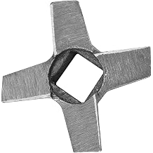 HURRISE Shaped Professional Steel Kitchen Meat Grinder Mincers Cutter Replacement Part #10, Blades for Stand Mixer, for Sausage Making Type 58.3 X 8.3 X .5in