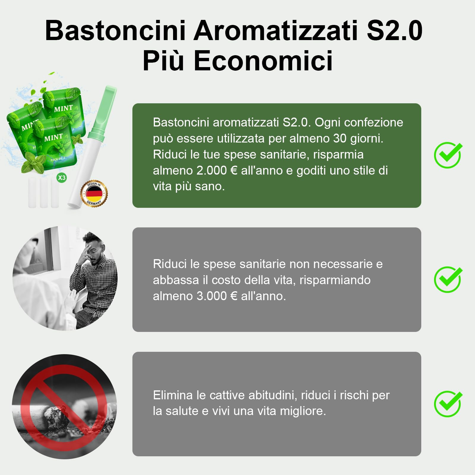 Cartucce Filtro Al Gusto Pesca Per S2.0: 9 Pezzi Aromatizzati Naturali, Durata 72 Ore Ciascuna