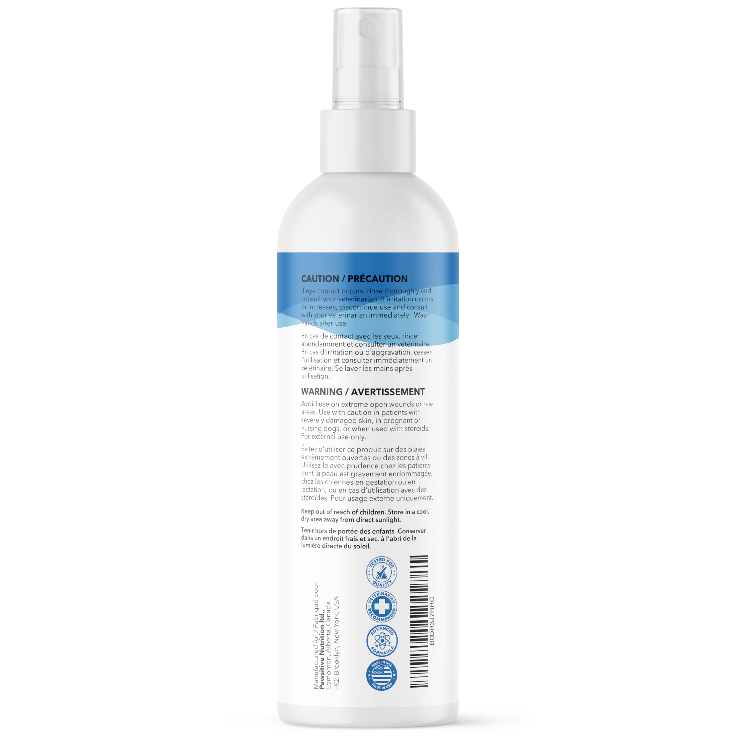 ChIorhexidine Spray by PetPal | with Aloe & VIT-B5 Panthenol | Hot Spot, Itch, Wound Care for Dogs and Cats | Relieves Itch, Rashes, Sores, Scrapes, Skin (8 fl oz / 240mL) — view 7