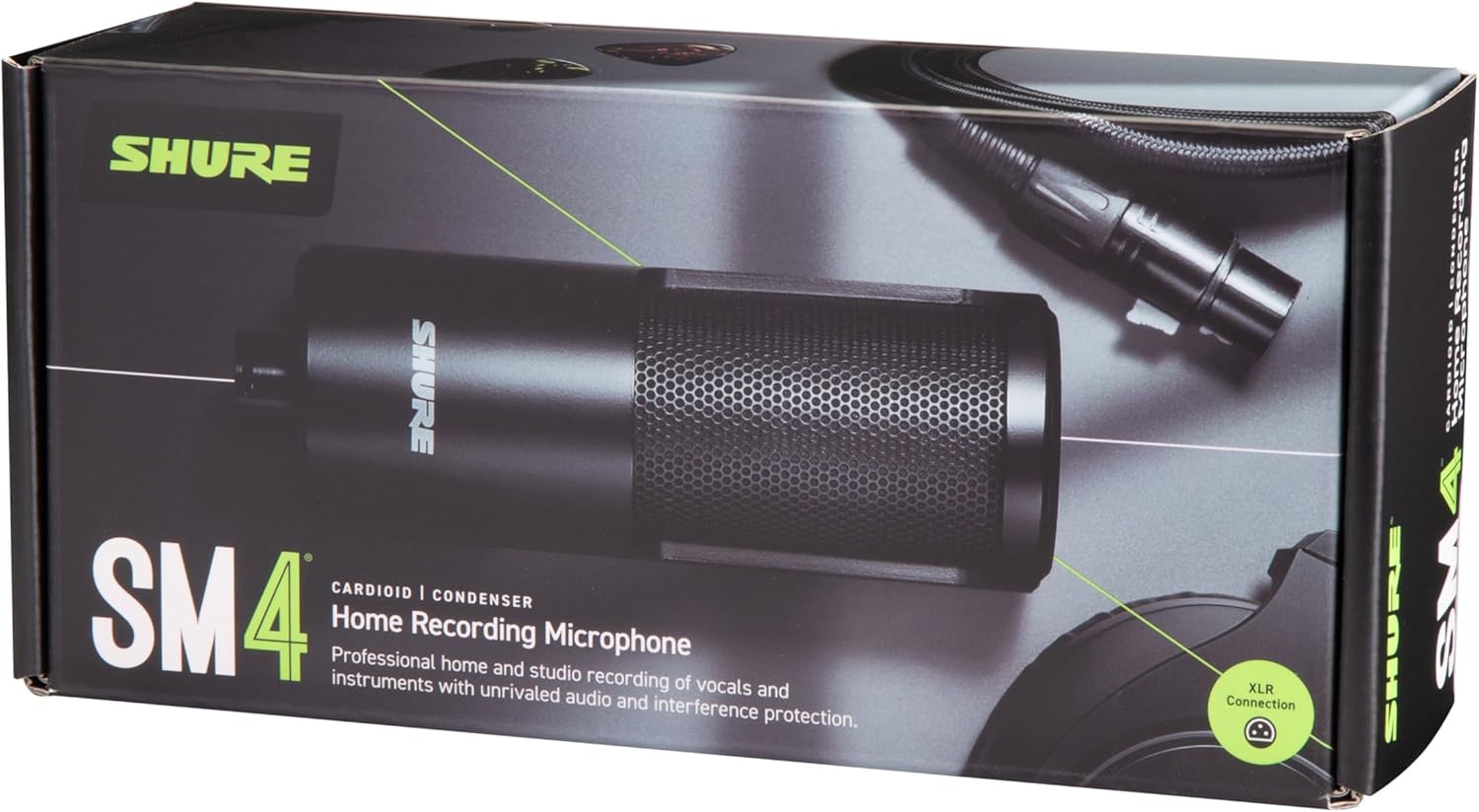 Shure SM4-K Studio Condenser Microphone – XLR Mic for Home Studio Recording, Vocals & Instruments with Mix-Ready Sound & All-Metal Construction, Black - Image 7
