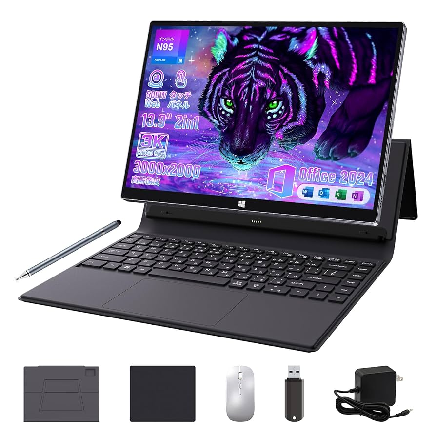 Amazon.co.jp: 【3Kタッチスクリーン搭載 OFFICE 2024】13.9型