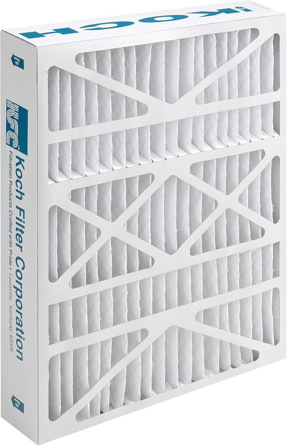 Pleated Air Filter 16x20x2 MERV 8 Standard Capacity - 12 Pack