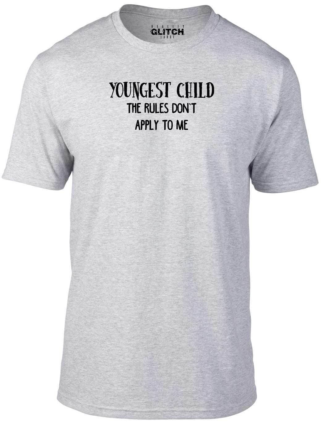 Reality Glitch Grey Kids Youngest Child T-Shirt