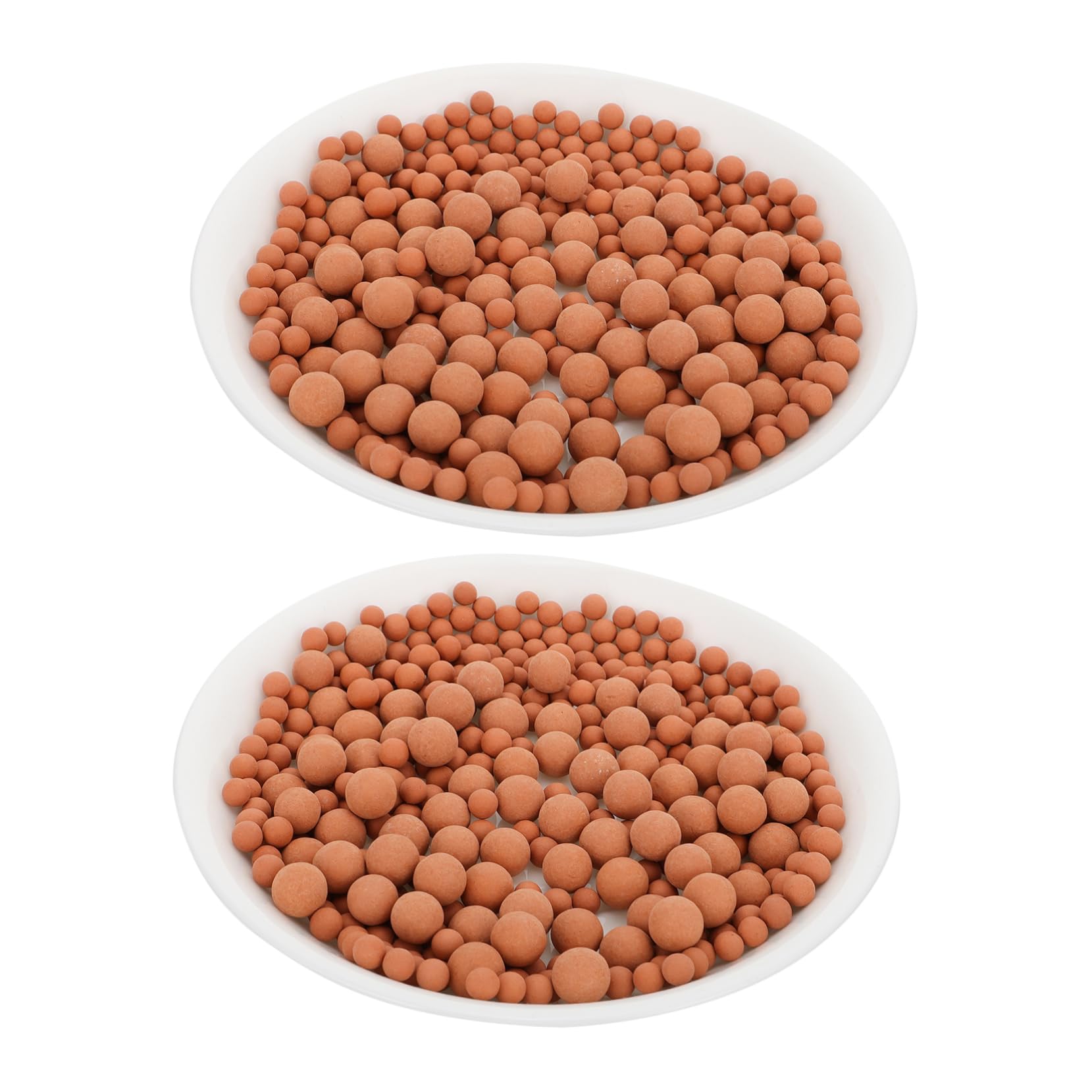 BESPORTBLE Argilla Espansa, Migliora la Ventilazione del Substrato, 2 Borse Rosso Copre la Superficie del Vaso per Coltivazione Fuori Suolo Fiori e Ortaggi