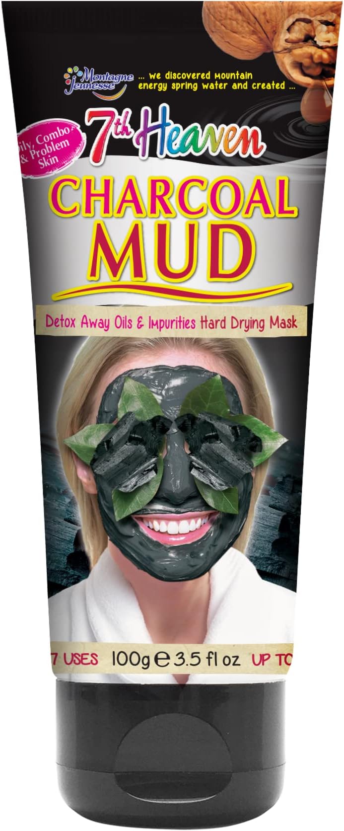 Montagne Jeunesse 7th Heaven Charcoal Mud Face Mask
