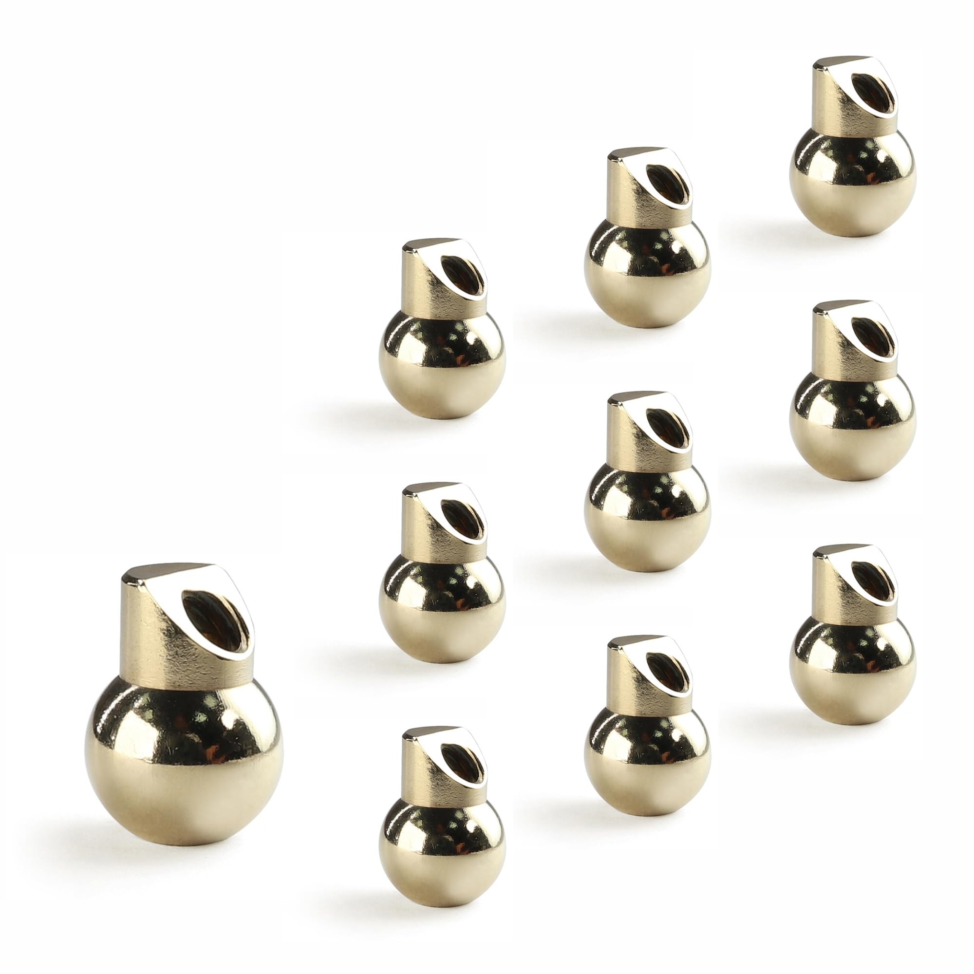 10 ugelli M6 da 14 mm in ottone per refrigerante a sfera con bloccaggio a vite per torni CNC, fresatrici, macchine utensili, macchine piegatrici per pietra e intaglio di gioielli, ugelli per