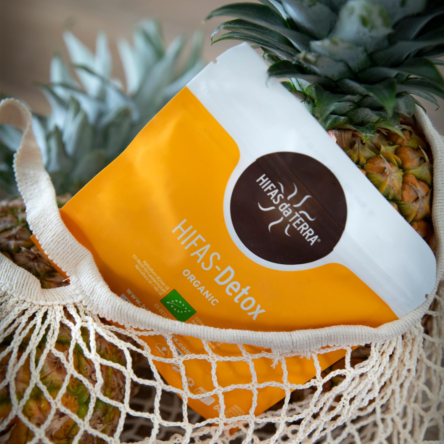 HIFAS DA TERRA - HIFAS-Detox Extractos de Hongos Puros de Maitake, Polyporus y Vitamina C para Combatir el Estrés Oxidativo - Refill 60 cápsulas