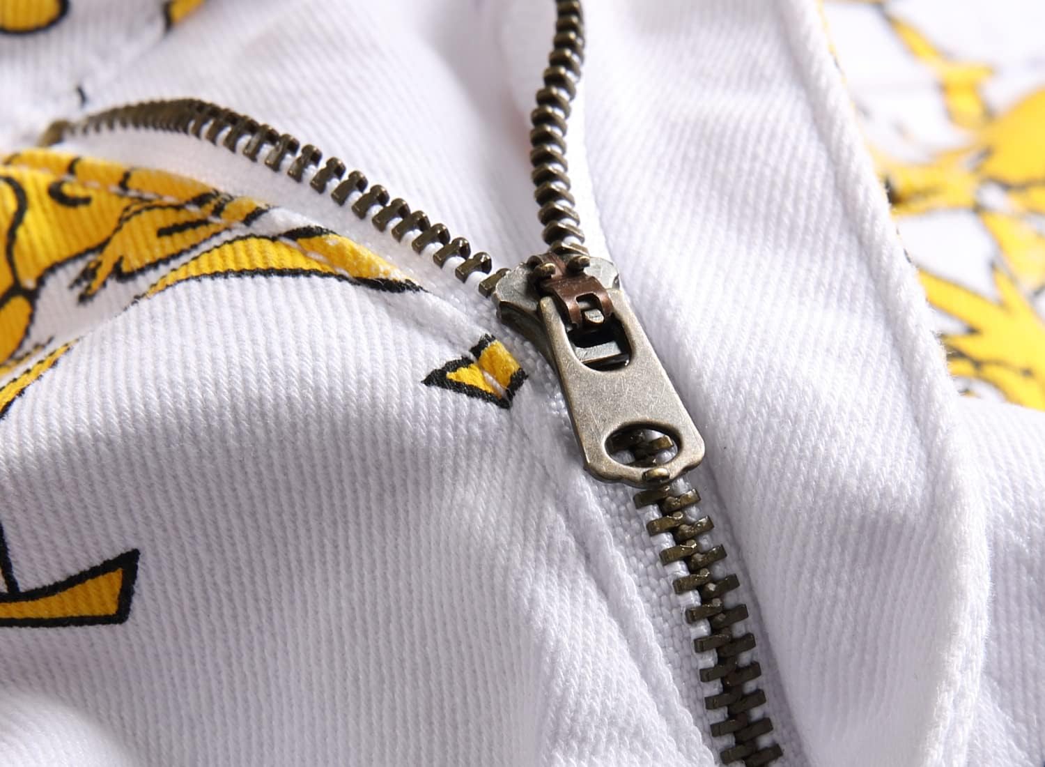 Mens Printed Jeans - Premium Jeans for Men Slim Fit - Skinny Stretch Denim Printed Pants for Men - Image 6