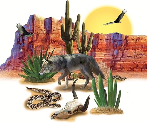 Miniatura 2 de Beistle 52037 Wild West Desert Props - Decoración de pared 50  520 in 29 unidades paquete de 1