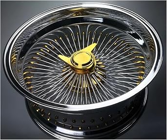 2pcs Custom Forged Staggered Wire Wheels 6061-T6 Aluminum Alloy Classic Car Wheels RimsSTYLE2_21IN.