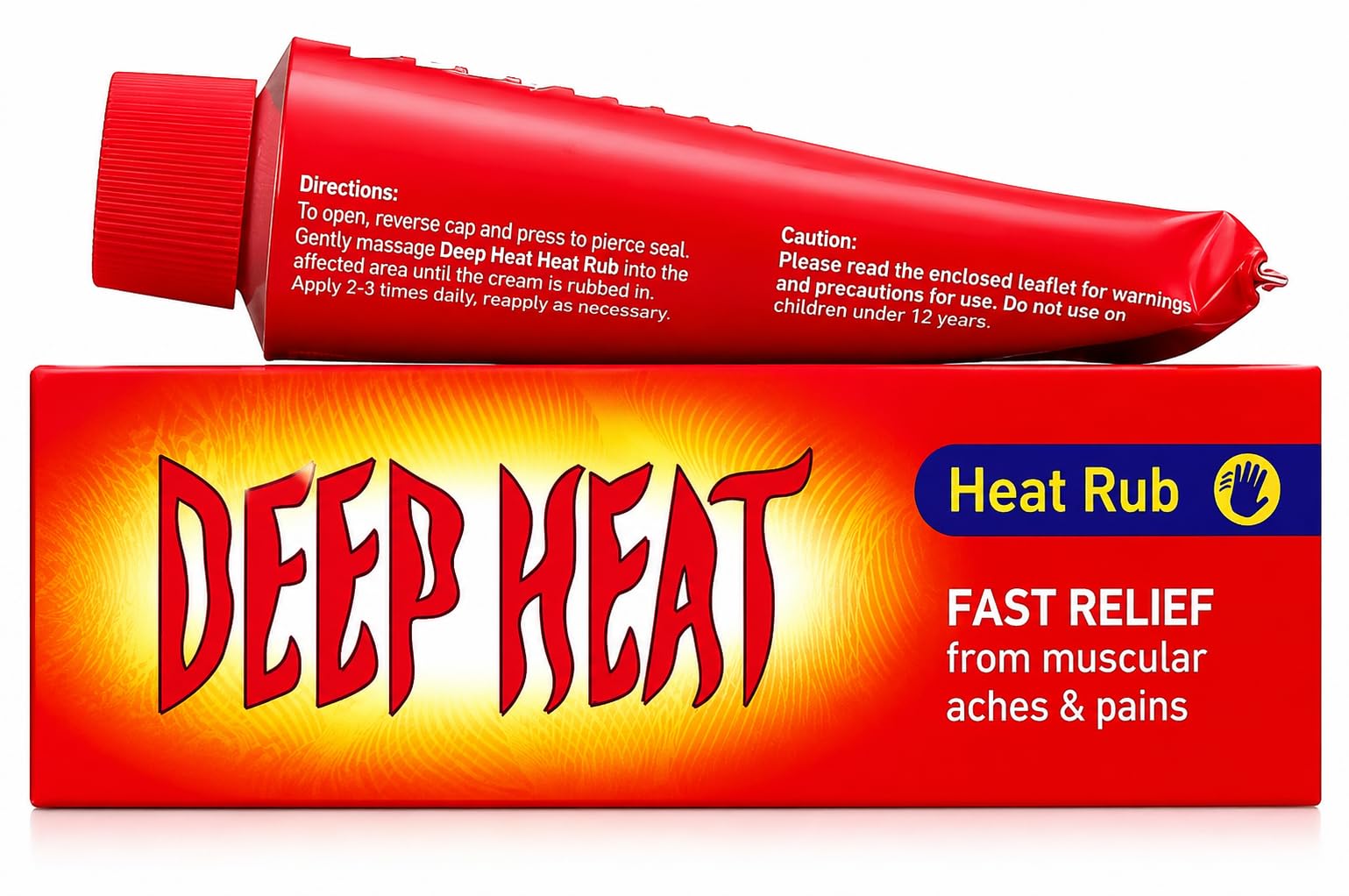 Deeps Heat Therapeutic Heat Rub for Muscular Pain Relief, Warming Massage Cream for Active Lifestyles and Daily Use 100g (Imported) From Biteza-image-31