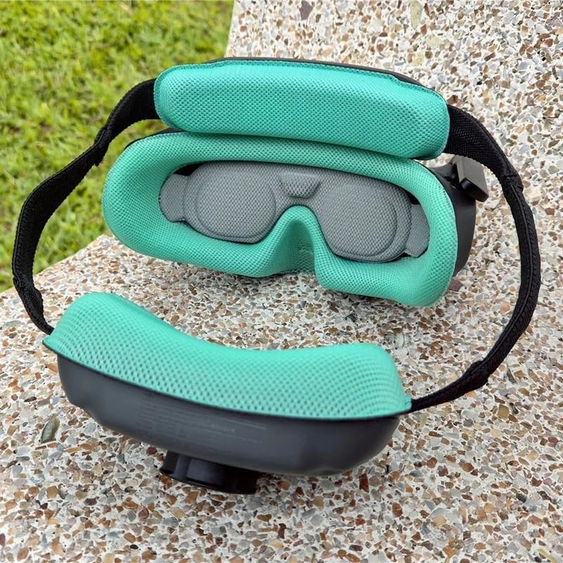 Compatibile con DJI Goggles 3 Copertura cuscino facciale | Spugna morbida, antipolvere, confortevole, sostituibile(E)