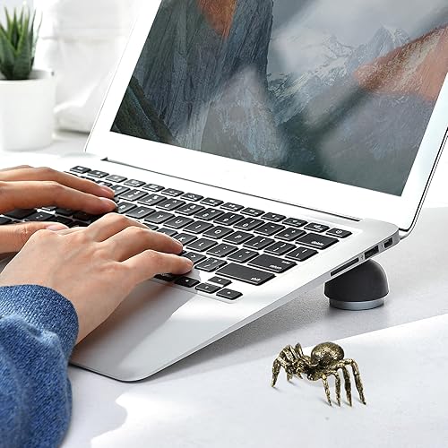 Miniatura 2 de NUOBESTY Figura de araña de latón, escultura de riqueza de Fengshui, estilo japonés, estatua de la suerte, té para mascotas, figura coleccionable en