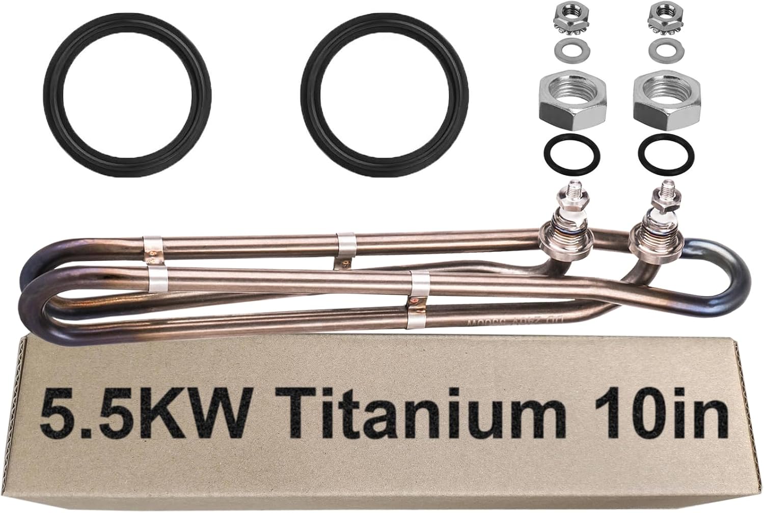 Dgqtrx 5.5kw Titanium Hot Tub Heater Element for Balboa Spa Heater Element，FloThru