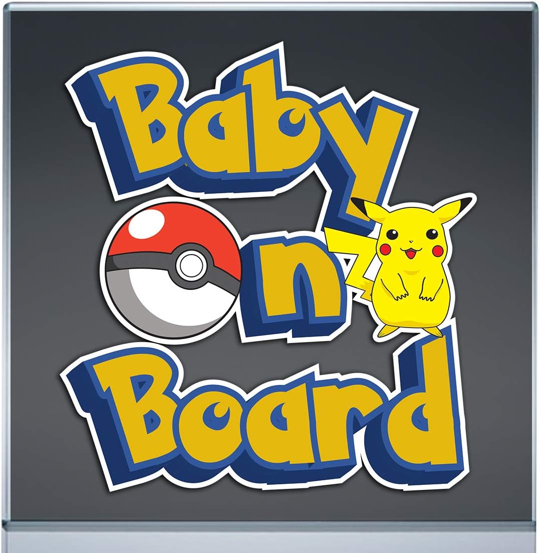 Amazon Co Jp Baby On Board ポケモン ステッカー デカール ビニール サイン 車 トラック Suv用 6 X5 5 Baby01 ホビー