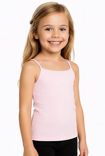 Miniatura 5 de Kurve Camiseta sin mangas para niña Camiseta elástica de tela protectora UV, clasificación UPF 50+ (fabricada en Estados Unidos)