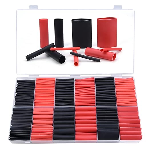 Heat Shrink Tubing Kit, Preciva 410pcs Cable Insulated Sleeving Tubes