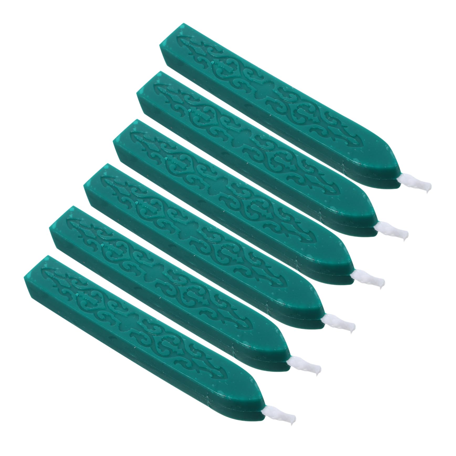 HOMSFOU 3 Set Dipingi Strisce Di Cera Umettante Sigillante Per Buste Sbucciare Scioglie Agente Sono Cera Da Sigillo Buste Autosigillanti Soia Dark Green 6 Pezzi*3
