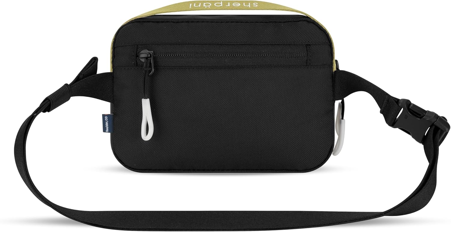 Sherpani Hyk, Small Sling Bag, 1L Belt Bag, Lightweight Travel Fanny Pack, Sling Crossbody Purse with RFID Blocking