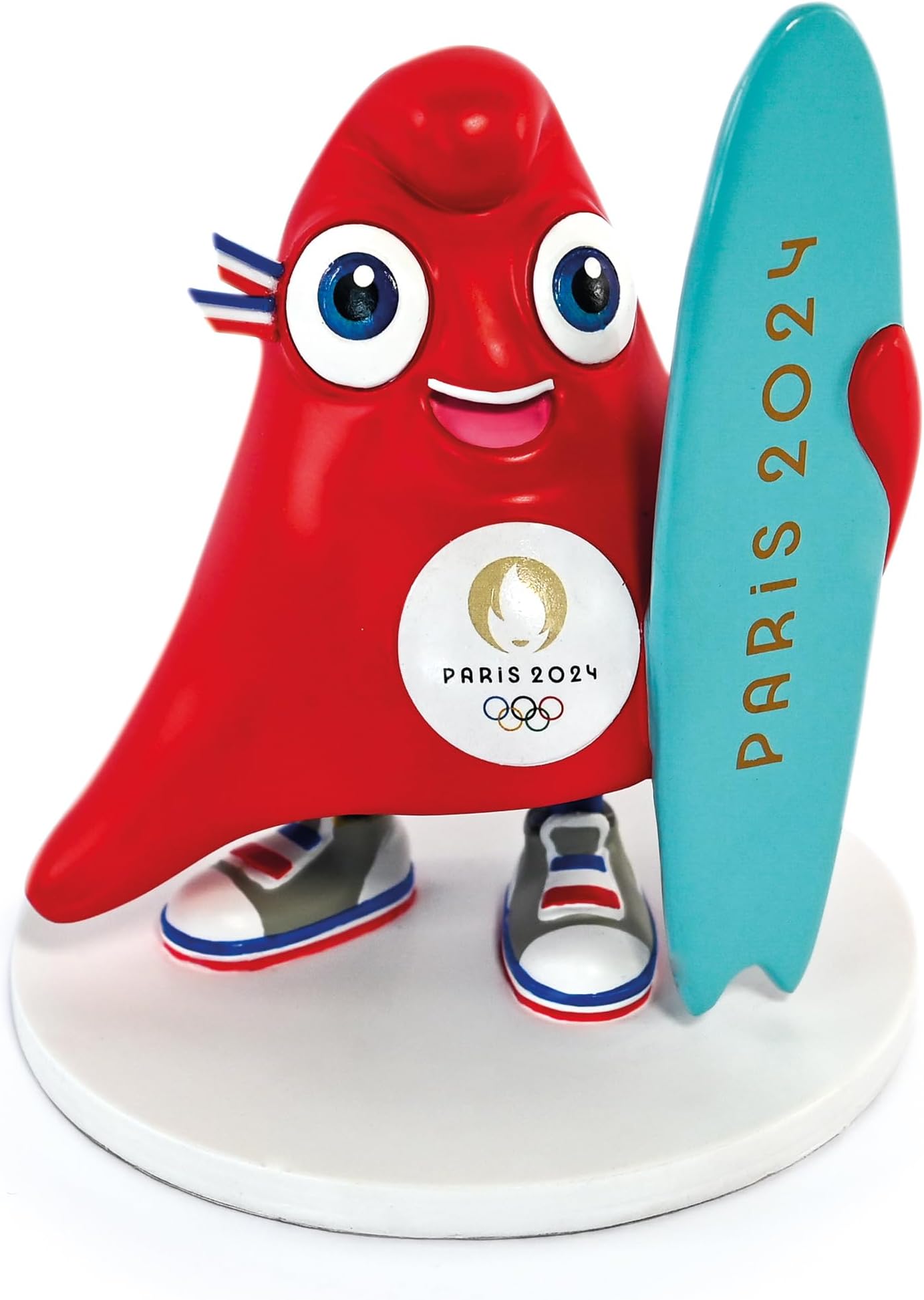 JO2509 Mascot Olympic and Paralympic Games - Surf Figure, Red, 13