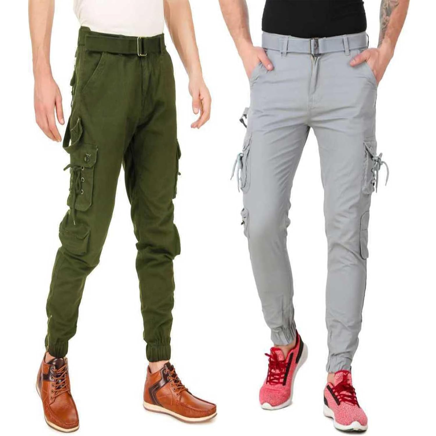 Men’s Regular Fit Cargo Pant Pack of 2