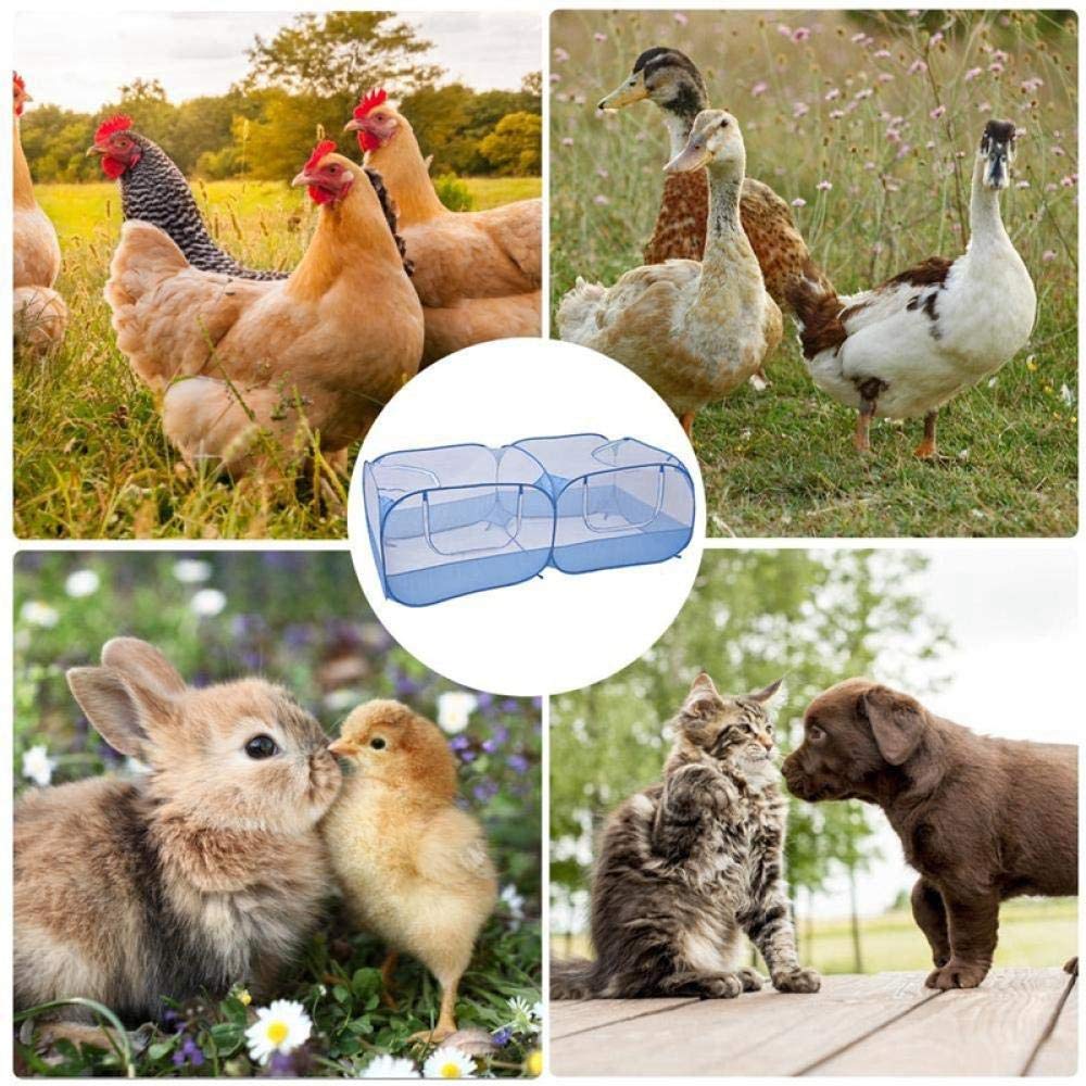 Haustier Zaun Tragbarer Hühnerstall Haustierzaun Für Kleintiere Outdoor Pet Enclosure Outdoor Rabbit Run 1St