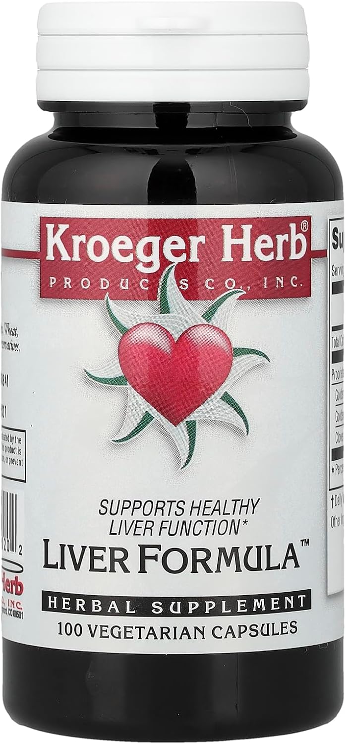 Kroeger Herb Liver Formula Combinations, 100 Count