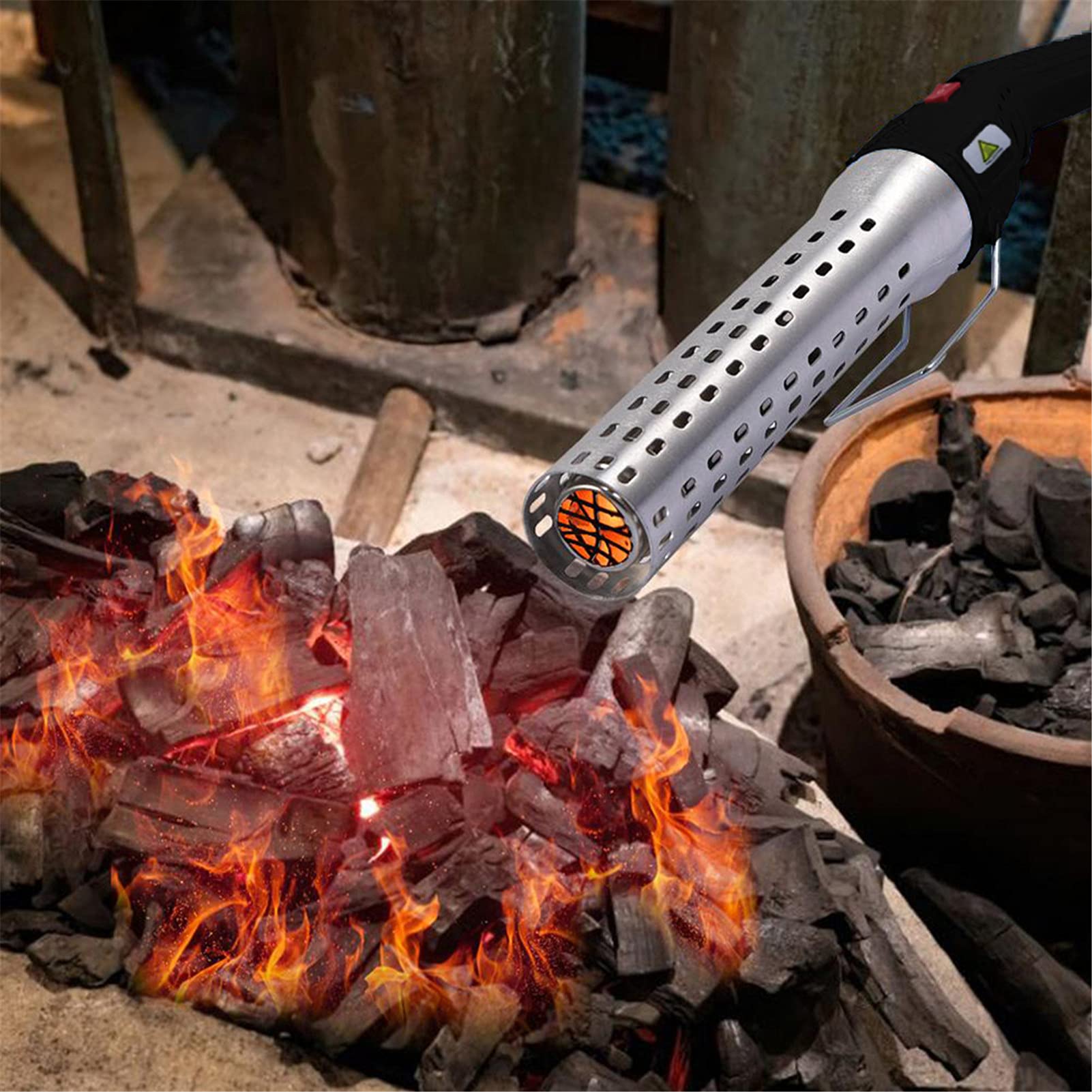 Encendedor de entrante de leña Encendedor de Fuego eléctrico para Barbacoa ARRILLA Accesorios DE Fuego RÁPIDOS RÁPIDOS BBQ BBQ Smoker Grill