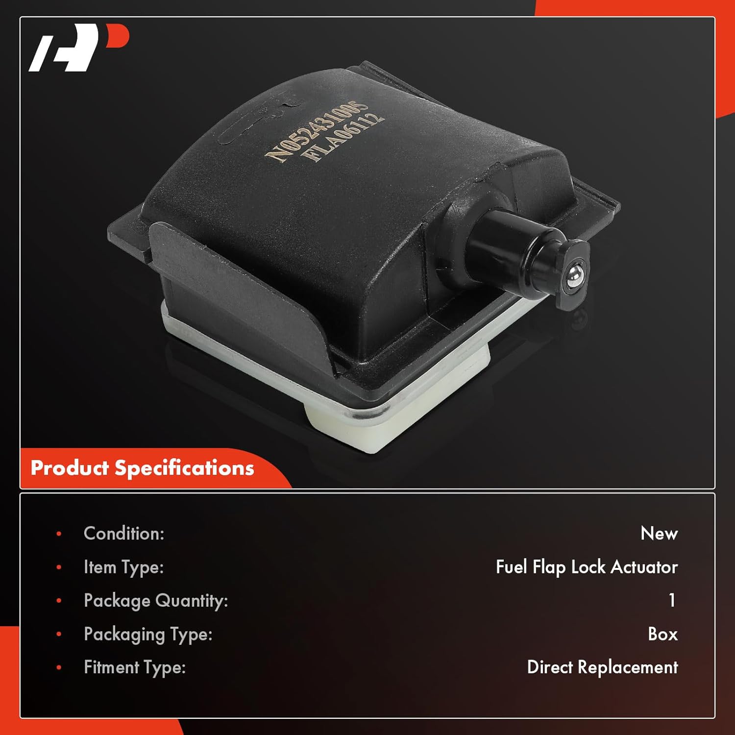 A-Premium Fuel Filler Door Lock Actuator Compatible with Mercedes-Benz GLE 2018-2023, GLS 2019-2020, GLB 2019-2020, C-Class Limousine 2021-2022, Fuel Lid Actuator Assembly Gas Tank Door Lock Actuator