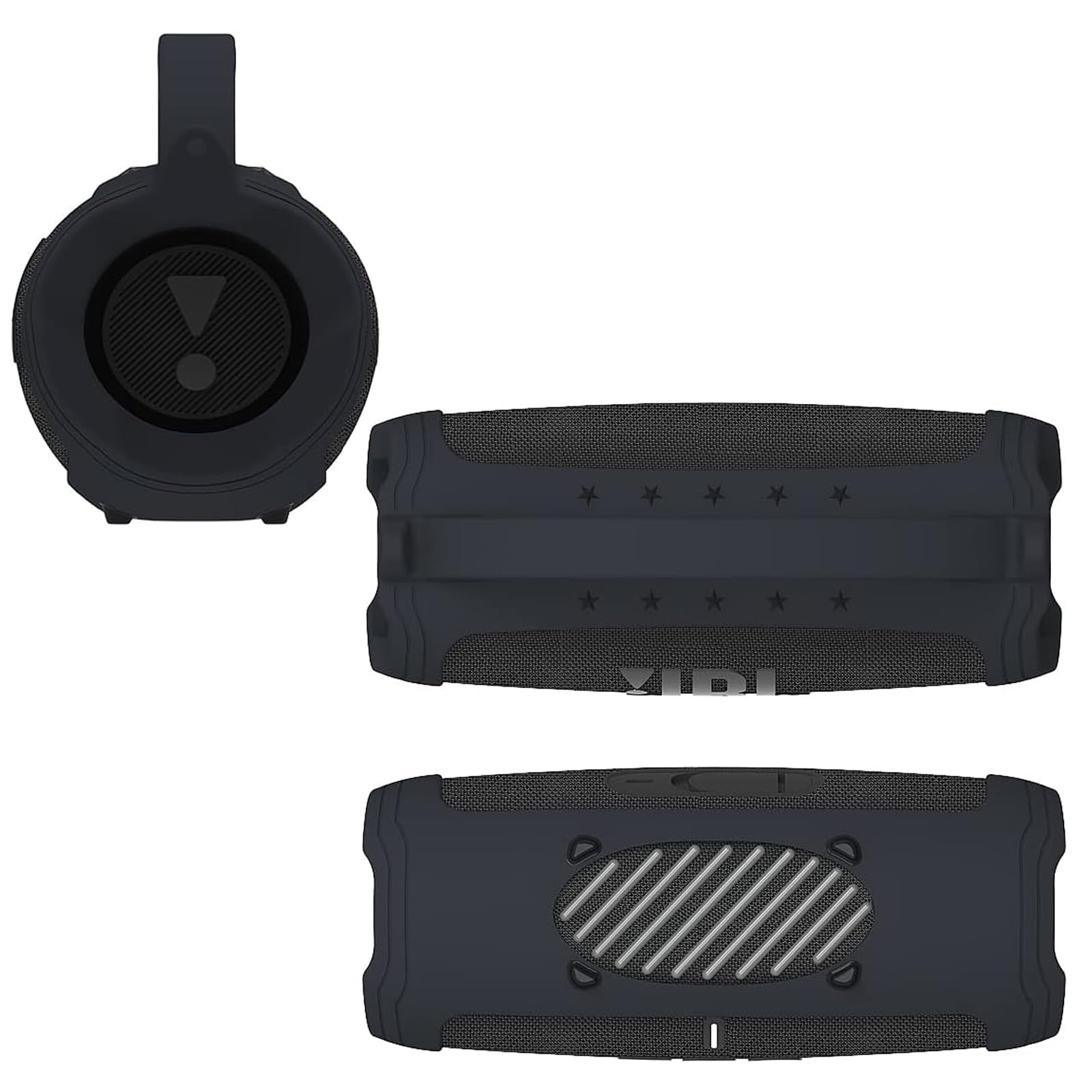 Funda de silicona y funda de transporte para altavoces Bluetooth JBL Charge 4 / Charge 5 portátiles, carcasa de accesorios para altavoces Bluetooth JBL Charge 5 / Charge 4