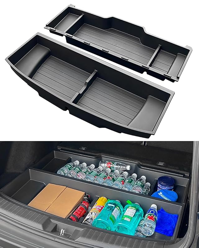 Organizador de Porta-Malas com Compartimentos Ocultos para Honda CR-V 2023–2026 QXZcar, 1 unidade