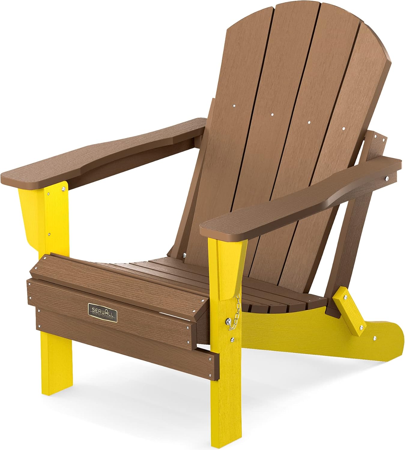 SERWALL Adirondack Chair for Patio Garden Outdoors Fire Pit