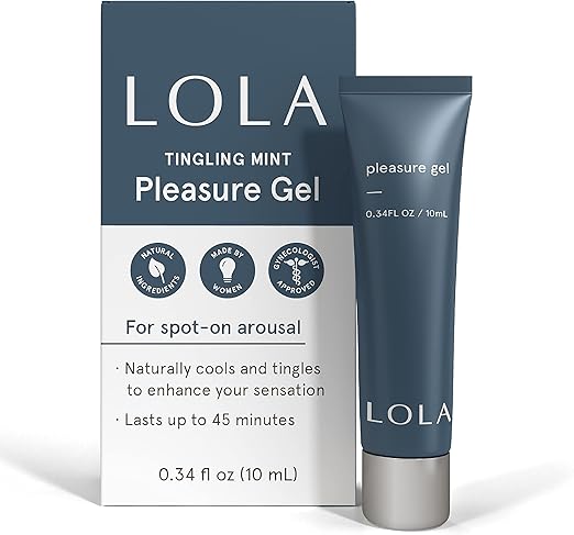 LOLA Pleasure Gel - Silicone Based Lube for Women, Tingling Lube & Personal Lubricant for Women, Silicone Lube Intimate Items